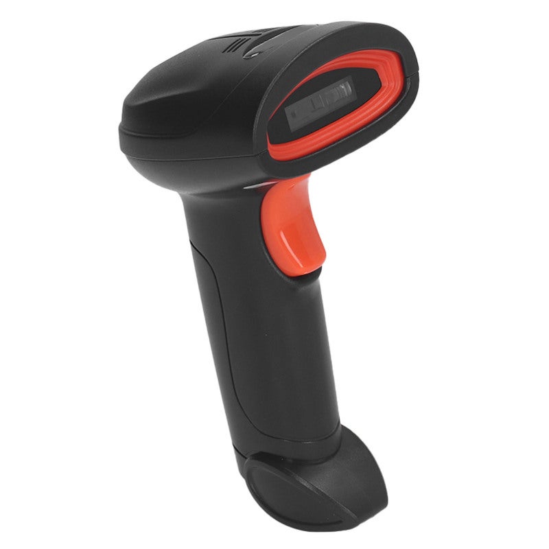 1D Barcode Scanner: Wireless High-precision CMOS Red Scanning Head - Fast Decoding Ergonomic Compact Design for Retail Healthcare Hospitality Industrial Use - Image 1