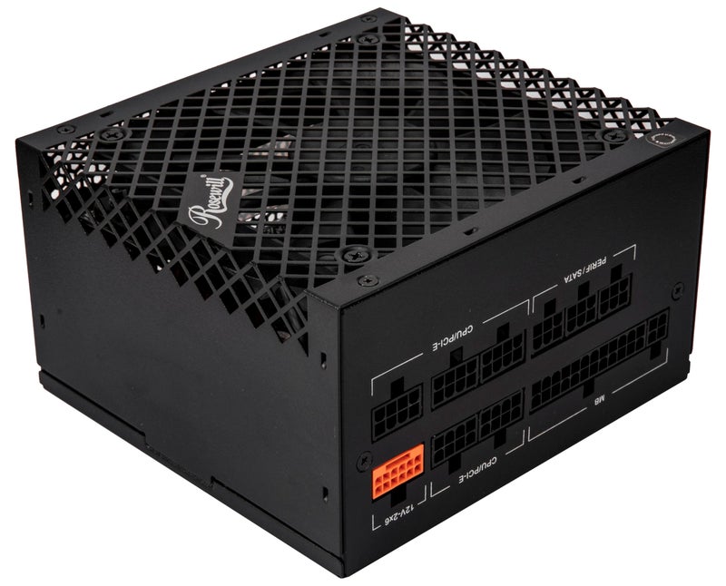 Rosewill VMG 750W 80+ Gold, ATX 3.0 & 3.1 Compatible, Full Modular Low-Noise Power Supply, PCIe 5.1 12V-2x6 Connector, 100% Japanese Electrolytic Capacitor, 120mm FDB Silent Fan - 5 Year Warranty - Image 5