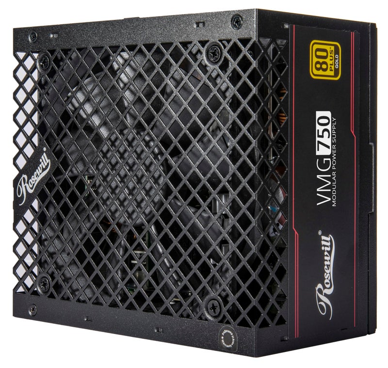 Rosewill VMG 750W 80+ Gold, ATX 3.0 & 3.1 Compatible, Full Modular Low-Noise Power Supply, PCIe 5.1 12V-2x6 Connector, 100% Japanese Electrolytic Capacitor, 120mm FDB Silent Fan - 5 Year Warranty - Image 3