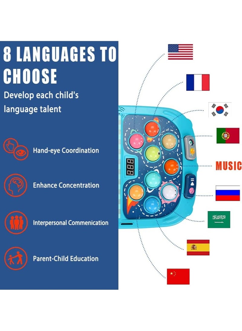 general Whack a Mole Game, Toddler Whack a Mole Game, Sound and Light Interactive Puzzle Toy, 2 Hammers PK Mode - Image 5