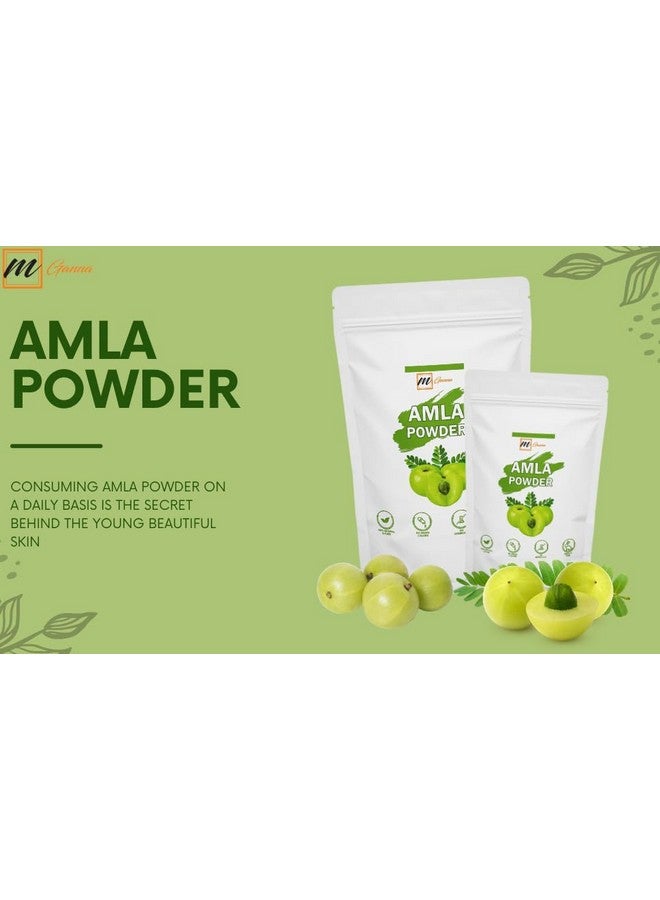 100% Natural Amla/Indian Gooseberry/Emblica Officinalis Powder For Skin, Hair And Health Care 227 Gms / 0.5 Lbs
