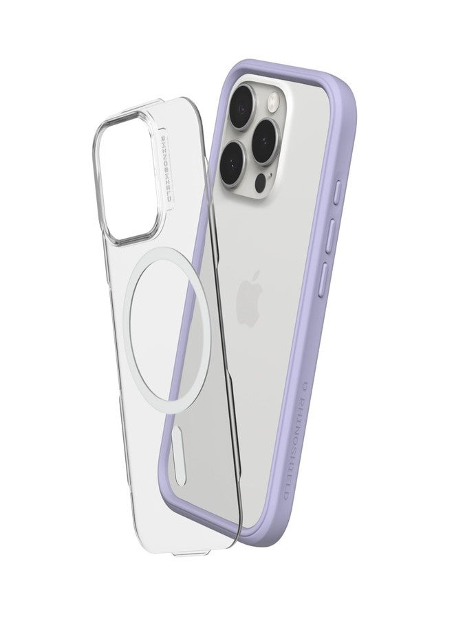 راينوشيلد جراب RhinoShield المعياري متوافق مع MagSafe لهاتف iPhone 16 Pro Max | Mod NX - قوة جذب مغناطيسية فائقة، غطاء حماية متين قابل للتخصيص، حماية من السقوط حتى ارتفاع 3.5 متر / 11 قدمًا - لون لافندر - Image 1