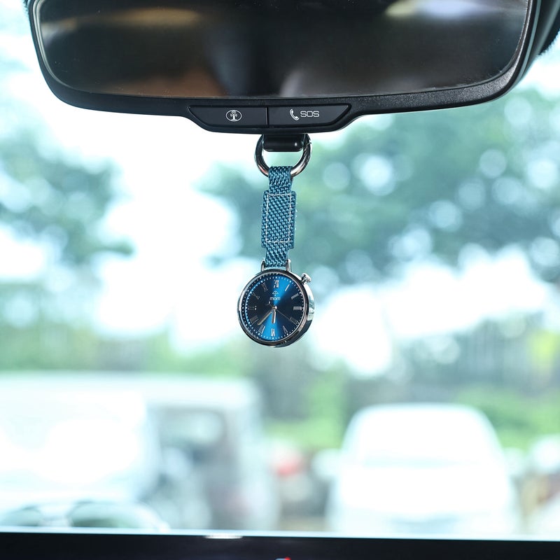 Pink Hanging Car Quartz Clock High End Interior Dashboard Decorative Gift - Image 5