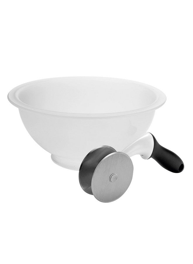 OXO OXO Good Grips Salad Chopper With Bowl, Dishwasher Safe, 12.5 x 5.5 x 12.5 inches, Plastic, White  - Image 1