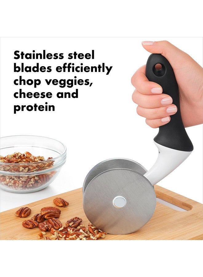 OXO OXO Good Grips Salad Chopper With Bowl, Dishwasher Safe, 12.5 x 5.5 x 12.5 inches, Plastic, White  - Image 3
