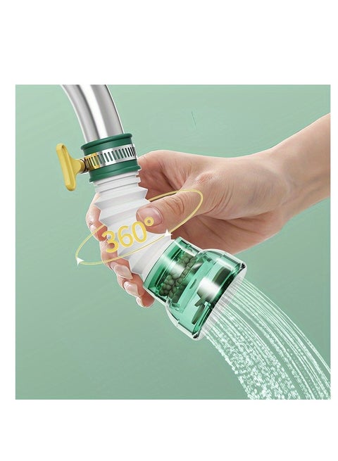 1pc Compartment Filter, Household Tap Water Purifier, Shower Splash-proof Extender, Stainless Steel Filter Element, Universal Water Filter