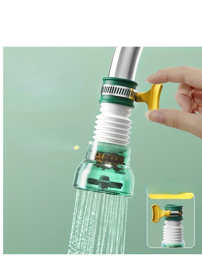 1pc Compartment Filter, Household Tap Water Purifier, Shower Splash-proof Extender, Stainless Steel Filter Element, Universal Water Filter  - Image 5