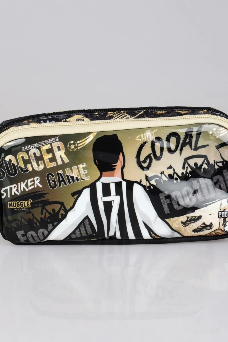 موغل Licensed Dekomus Special Collection Soccer Game Pencil Bag