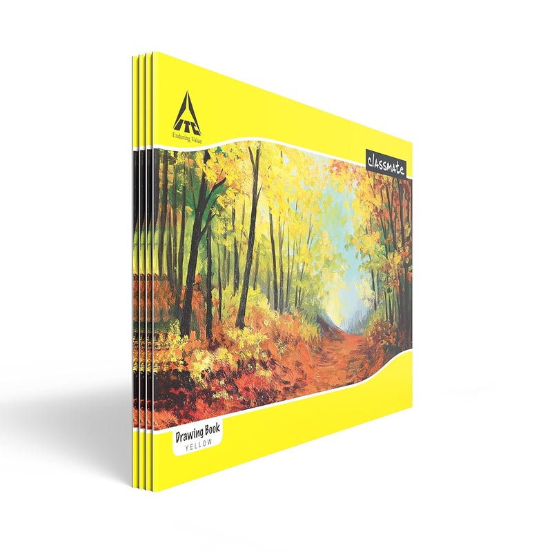 classmate Drawing Book - A4, Soft Cover - Pack of 12 & Drawing Book - Unruled, 40 Pages, 210 mm x 297 mm - Pack of 4 - Image 3