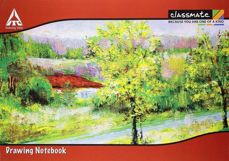 classmate Drawing Book - A4, Soft Cover - Pack of 12 & Drawing Book - Unruled, 40 Pages, 210 mm x 297 mm - Pack of 4 - Image 2