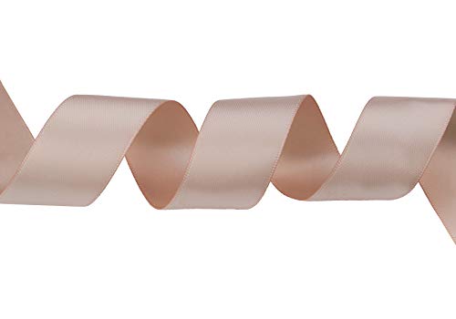 ITIsparkle 1" Inch Double Faced Satin Ribbon 50 Yards-Roll Set for Gift Wrapping Scrap Books Party Favor Hair Braids Baby Shower Decoration Floral Arrangement Craft Supplies, Vanilla Ribbon - Image 2