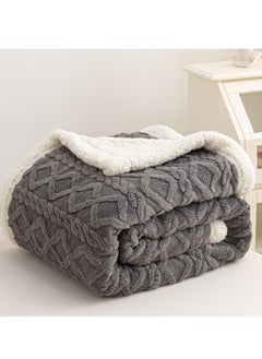 Sharpdo Coral Flannel Thickened Lambswool Blanket Sofa Blanket 180x200Cm  - Image 1