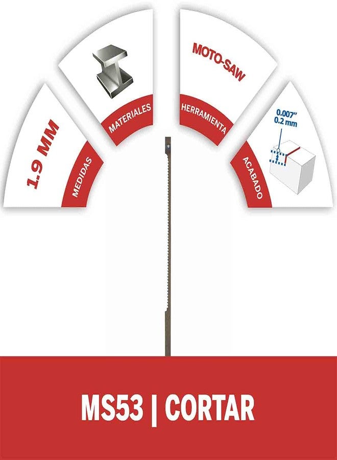 درمل شفرة قطع المعادن Dremel MS53-01 لمنشار Moto-Saw - Image 5