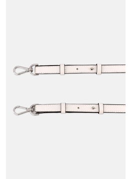 Michael Kors Women Leather Guitar Bag Strap, White  - Image 2