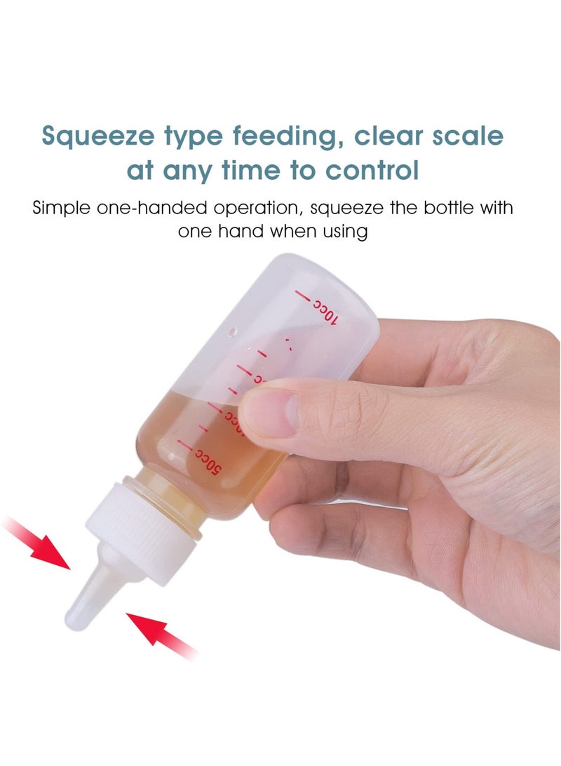 Excefore Pet Feeding Bottle Kit, Milk Feeder Nursing Care Set for Newborn Kittens Puppies Rabbits - Image 3