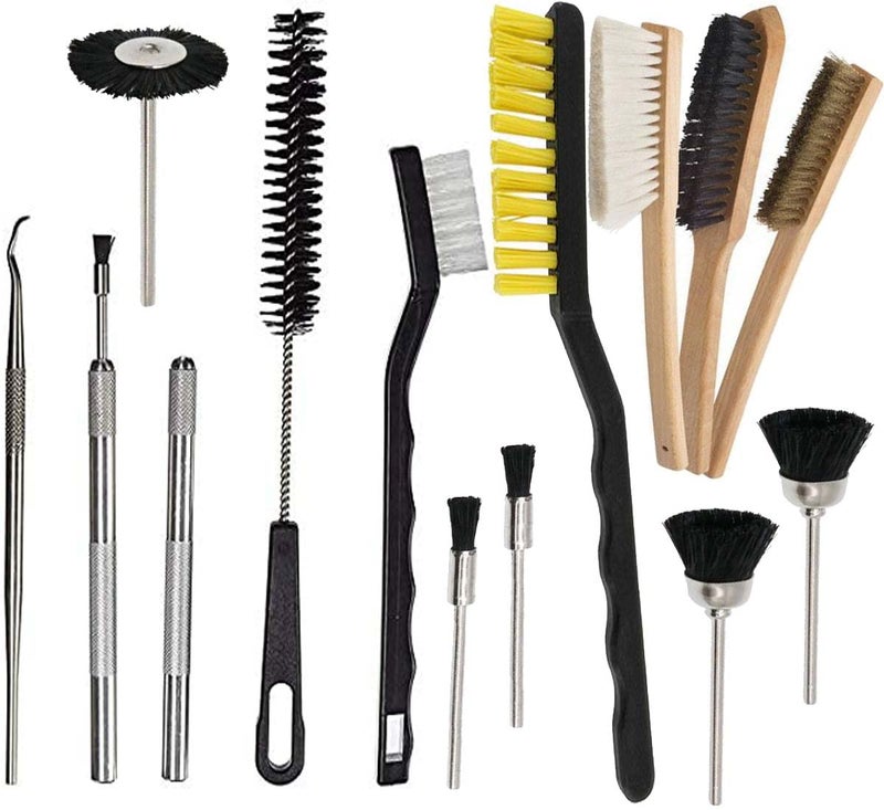 DIY Crafts DIY Crafts Pack of 80 Pcs, Random, Industrial Brushes Different Shapes Ergonomic Wood,Nylon,Metal Handles Organizing Cleaning Maintainance for Machines Engines Floor Cor (Pack of 80 Pcs, Random)  - Image 1