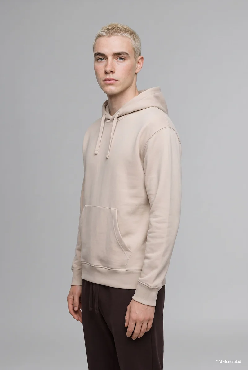 Defacto Regular Fit Basic Soft Lining Hoodie