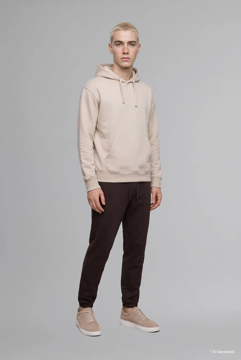 Defacto Regular Fit Basic Soft Lining Hoodie