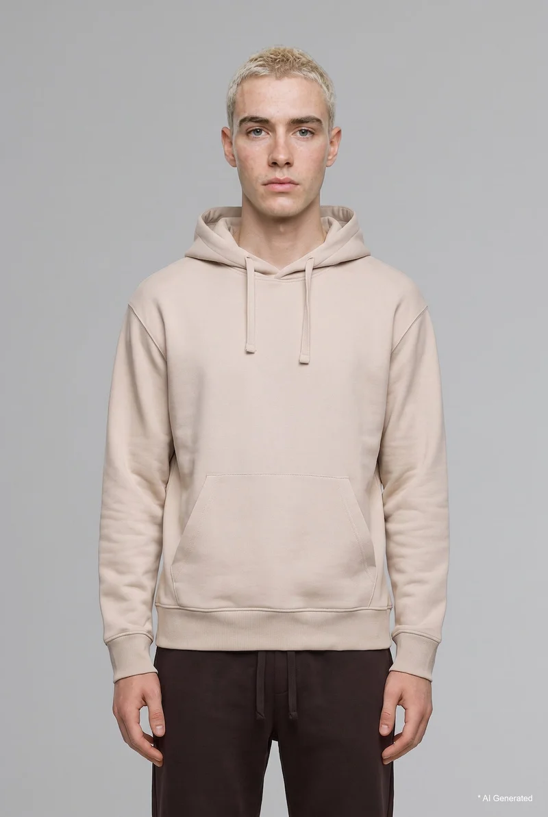 Defacto Regular Fit Basic Soft Lining Hoodie
