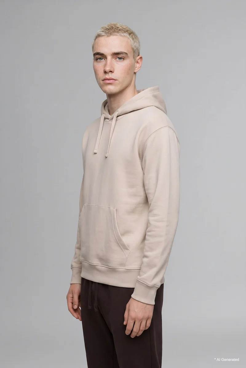 Defacto Regular Fit Basic Soft Lining Hoodie