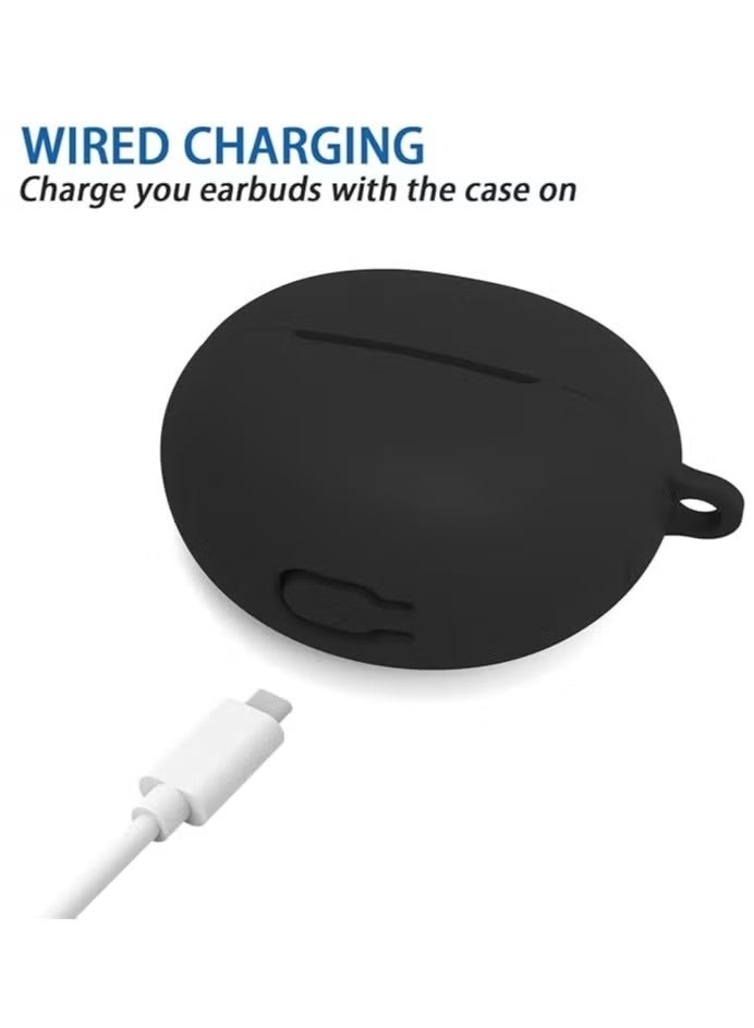 غطاء حماية ناعم من السيليكون لهاتف هواوي فري كليب مع مجموعة تنظيف وسلسلة مفاتيح - Image 3