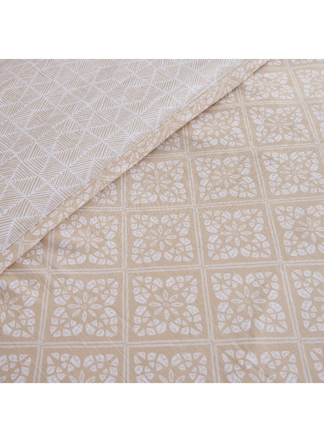 Home Box Madison Burnley 3-Piece Printed Cotton Queen/King Quilt Cover Set - 220x220 cm - Image 4