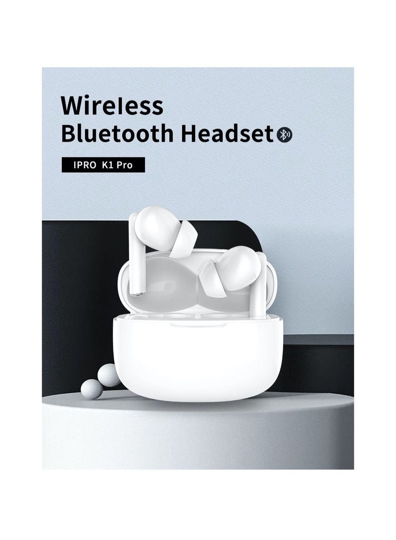 Ipro Wireless Headphone White - Image 2
