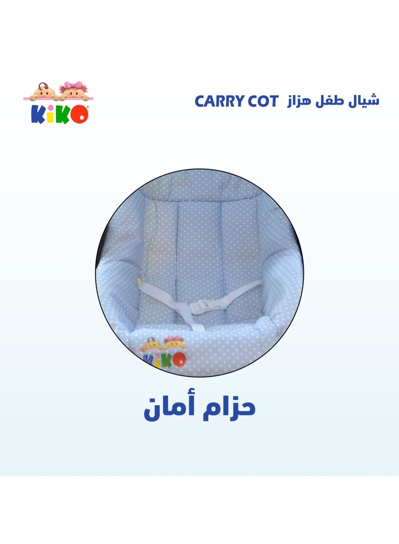 Kiko Carry Cot-Grey - Image 3