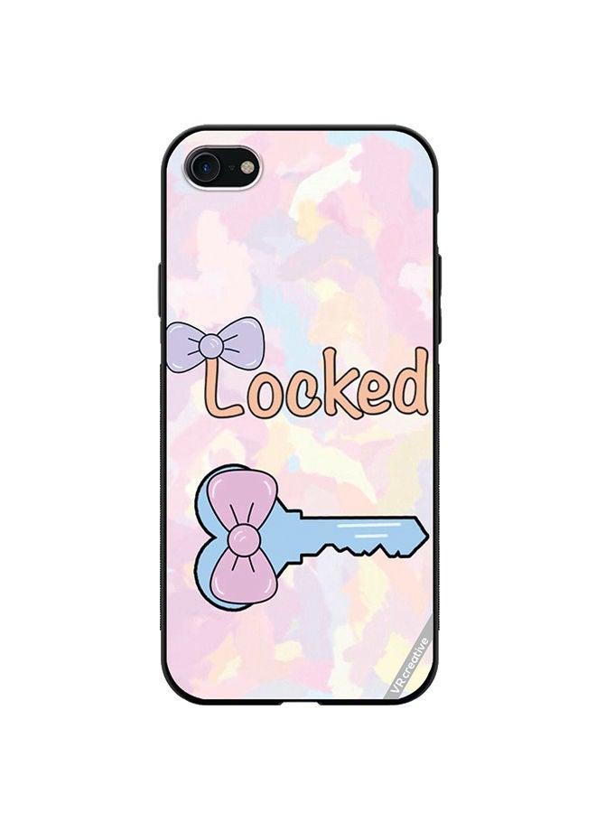 VR CREATIVE Protective Case Cover For Apple iPhone SE (2022) Locked Design Multicolour - Image 1