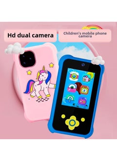 Generic Popular 2.4-inch Large Screen HD Digital Camera Cartoon Mobile Phone Camera Toys For Students And Children-Body Color:16G Memory Card + Card Reader  - Image 4