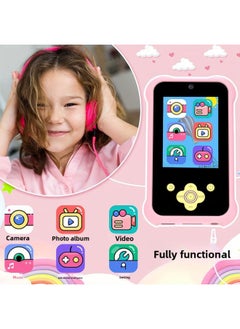 Generic Popular 2.4-inch Large Screen HD Digital Camera Cartoon Mobile Phone Camera Toys For Students And Children-Body Color:16G Memory Card + Card Reader  - Image 3