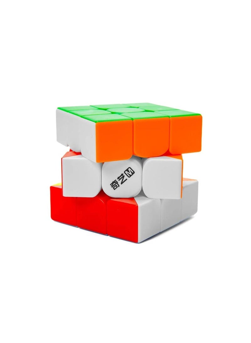 كي يي مكعب QiYi Warrior M Pro المغناطيسي 3×3 بدون ملصقات – مكعب سرعة للمبتدئين والمتوسطين - Image 4