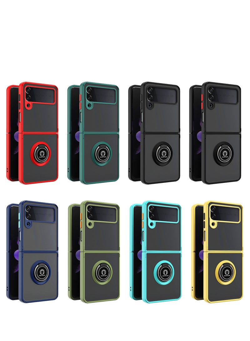 GULFLINK Back Cover Phone Protection Case For Samsung zflip4 Royal blue - Image 2