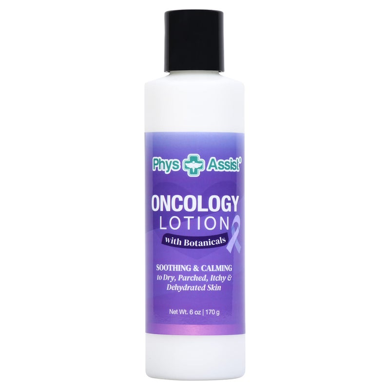 PhysAssist Oncology Lotion with Botanicals, Calming and Hydrating to Stressed Skin Undergoing Chemo or Radiation 6 oz - Image 1