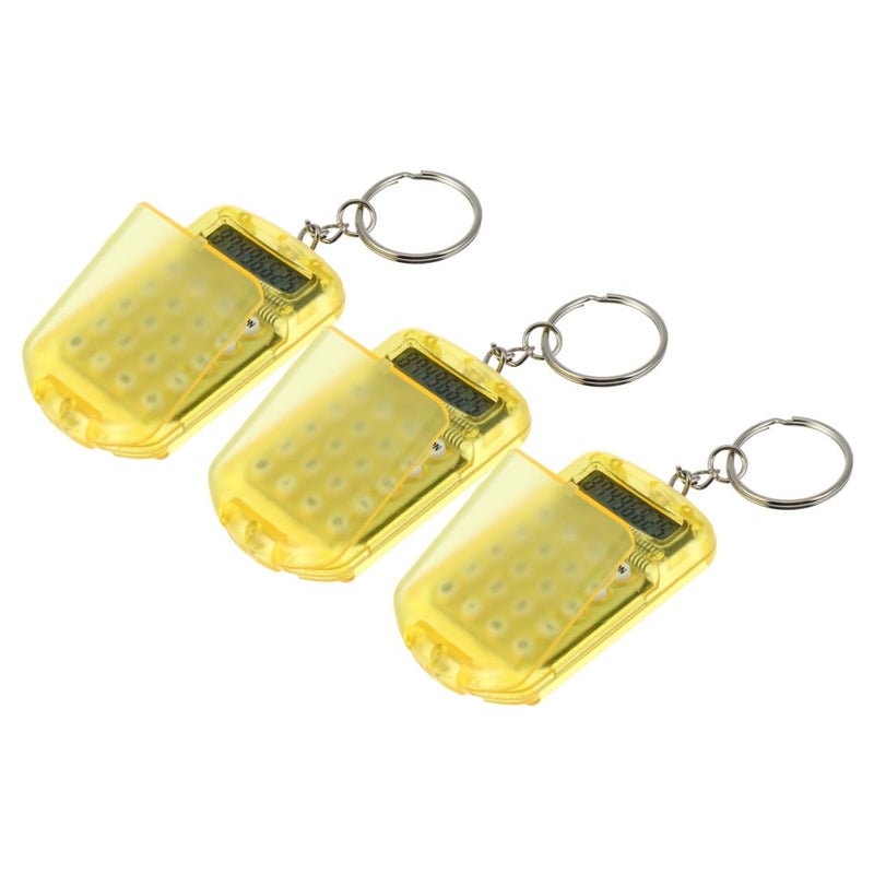 Mini Keychain Calculator Portable Pocket Size with Hinged Cover for Students - Image 2