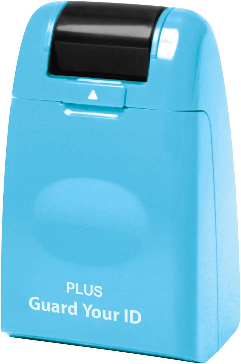 Plus Guard Your ID Identity Protection Stamp Roller, Turquoise - Image 1
