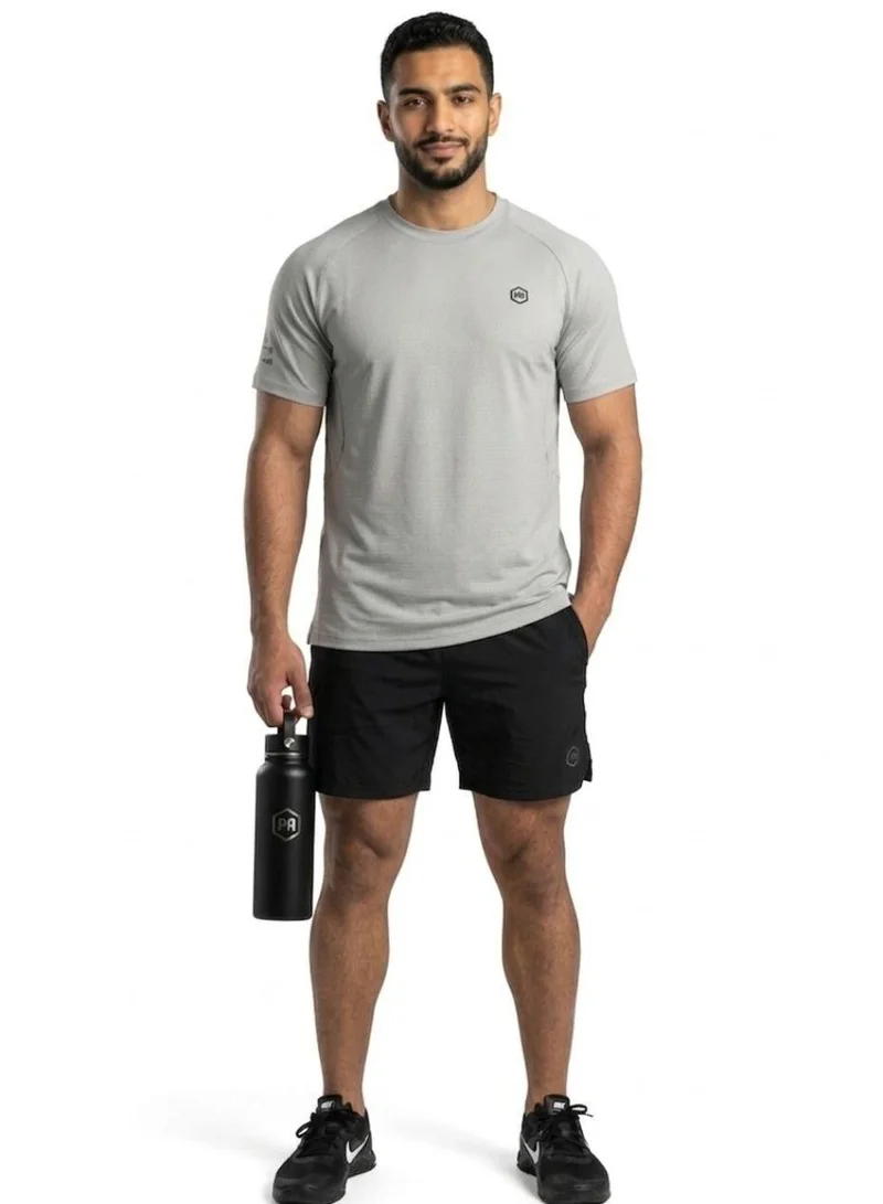 Prima Ace Grey Men's Running Top Luxury Soft T-Shirt Grey for Men | Best Price UAE