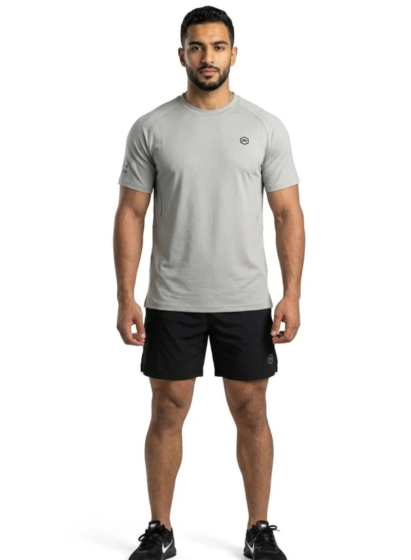 Prima Ace Grey Men's Running Top Luxury Soft T-Shirt Grey for Men | Best Price UAE