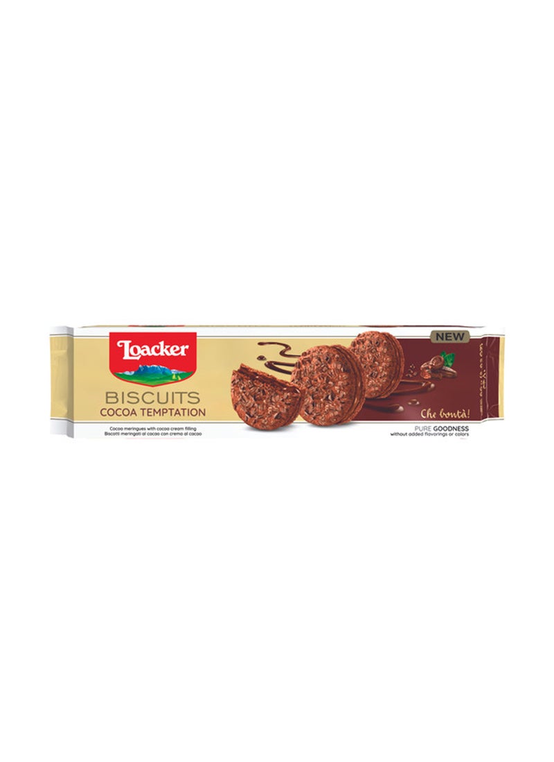Loacker Cocoa Temptation With Cream Filling Biscuits 80g - Image 1