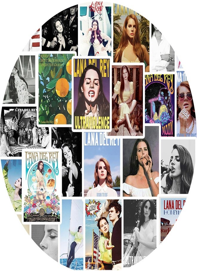 Stickers Lana Del Rey 25 Stickers, Size 6x9 cm No Repeat  - Image 3