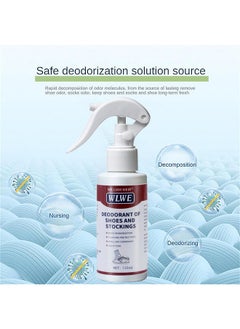 WILLIAM WEIR 120ML Foot Care Shoe Odor Eliminator Deodorizer Spray And Removes Bad Smells Of Boots Heels Tennis Shoe Cleats Sneakers Ballet Shoe Sports Shoes And More  - Image 2