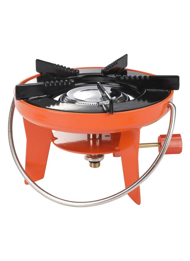 Surhead indian Gas Stove for camping, Small gas stove, Orang, 19 Cm 