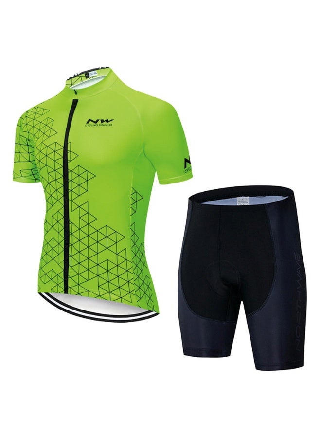 KUYING Summer Short Sleeved Cycling Suit Set  - Image 1