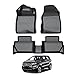 KUST Floor Mats for 20182022 Ford EcoSport Accessories TPE Rubber All Weather Car Mats for EcoSport Front Rear 2 Row Liners High Edges NonSlip US Model Only - Image 2