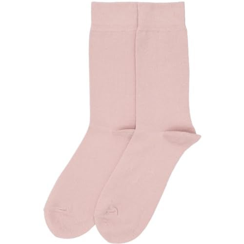 tiemart Men's Socks, One Pair (Blush Pink Solid) - Image 4