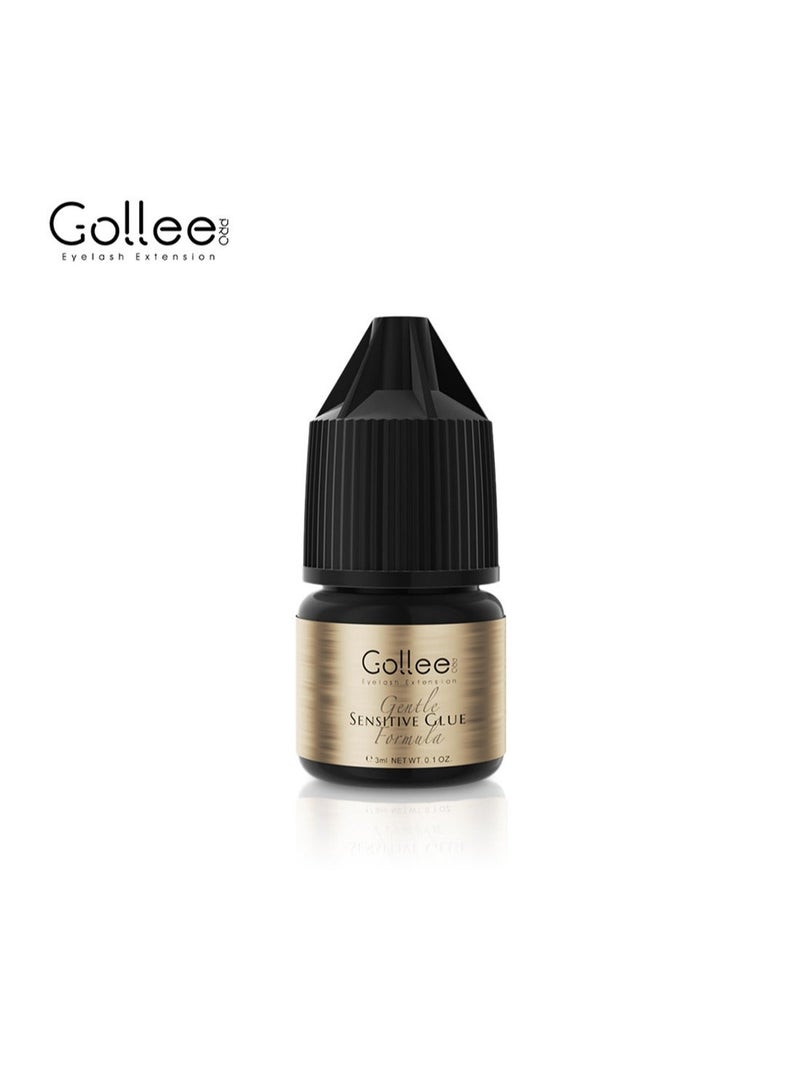 GOLLEE DIY Lashes Extension Glue, Extra Strong Evolution Eyelash Extension Glue 3ml, Lash Extension at Home, 3 to 4 Seconds, Low Humidity, Waterproof and Oil Resistant - Image 1