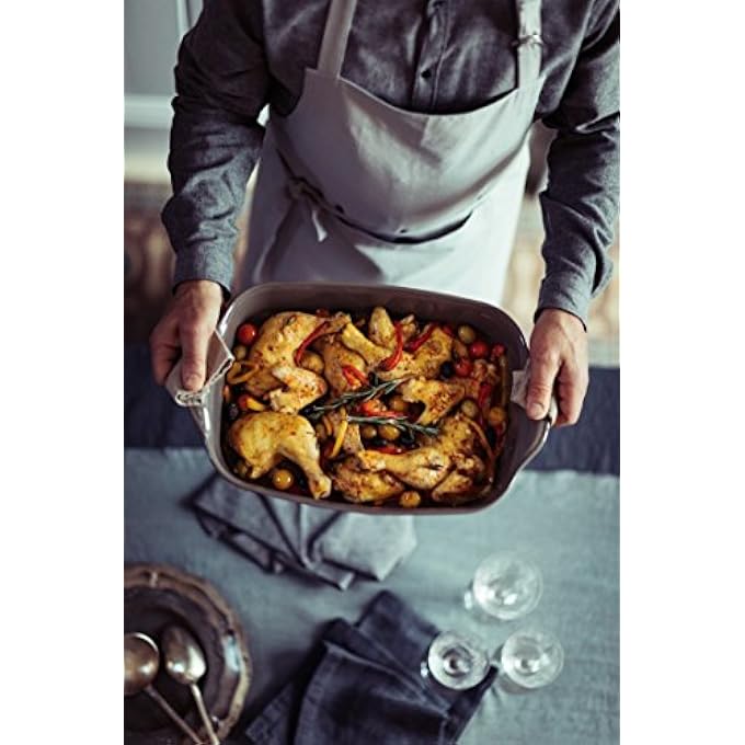 rayihni Individual Oven Dish Ceramic Ceramic Slate 22 X 14 X 6 Cm - Image 4