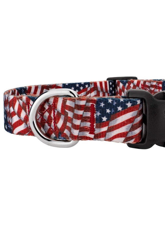 Country Brook Design Country Brook Petz 5/8 Inch Deluxe Adjustable Dog Collar for Small, Medium, Large Breeds - Americana Collection with Patriotic Designs (Patriotic Tribute, Small)  - Image 5