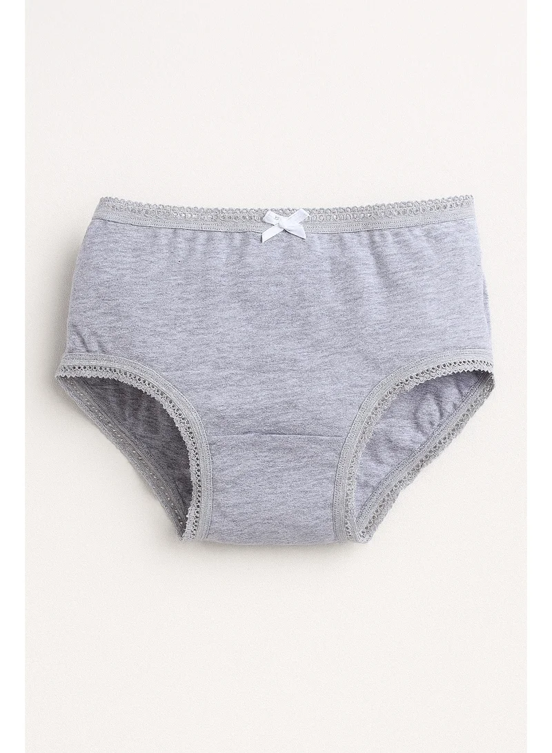 victor and jane "3-Pack Girls' Briefs – Neutral Cotton Basics in Black, White & Grey "
