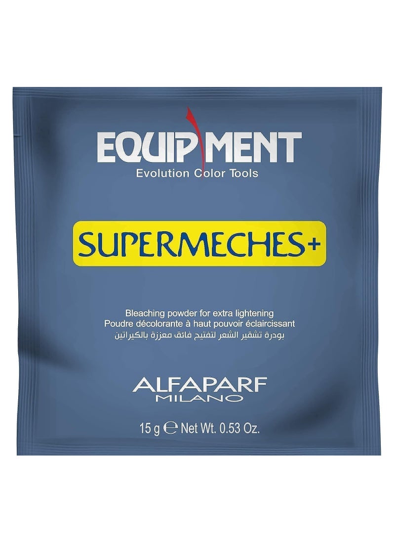 ALFAPARF MILANO Two Pieces of Equipment Supermeches And Powder Bleach Clear 15g  - Image 2